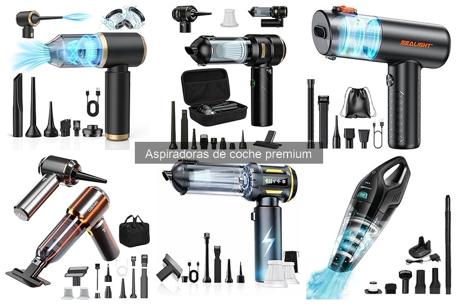 Accesorios esenciales para aspiradoras de coche premium