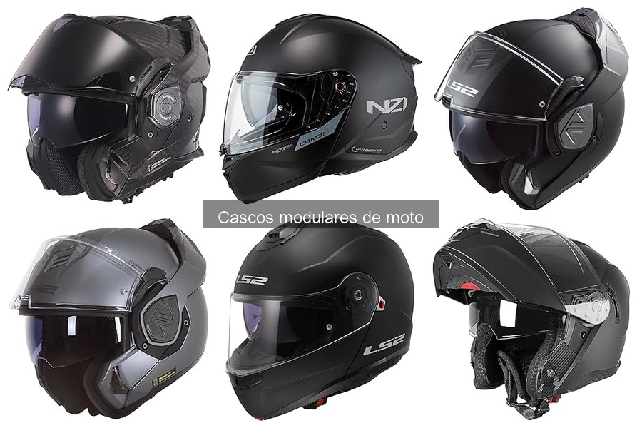 Accesorios recomendados para cascos modulares de moto