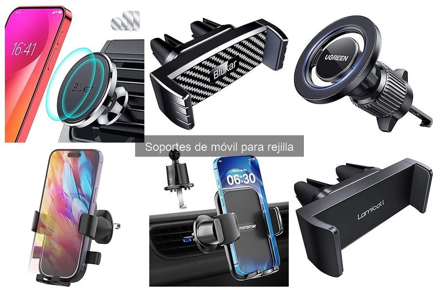 Accesorios útiles para mejorar tu soporte de móvil para rejilla