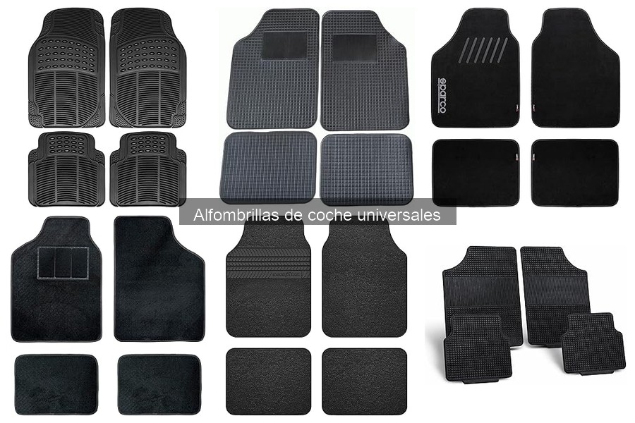 Alternativas a alfombrillas universales para coches