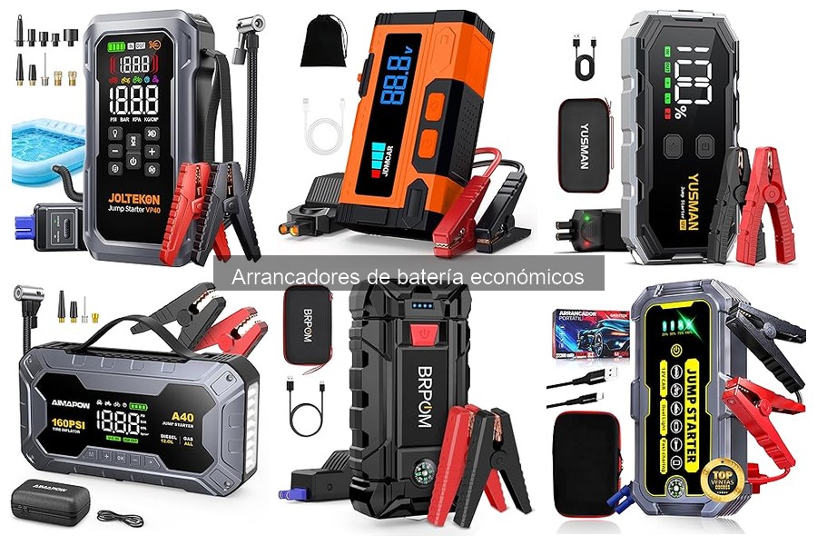 Alternativas a Arrancadores de Batería Económicos para Coches
