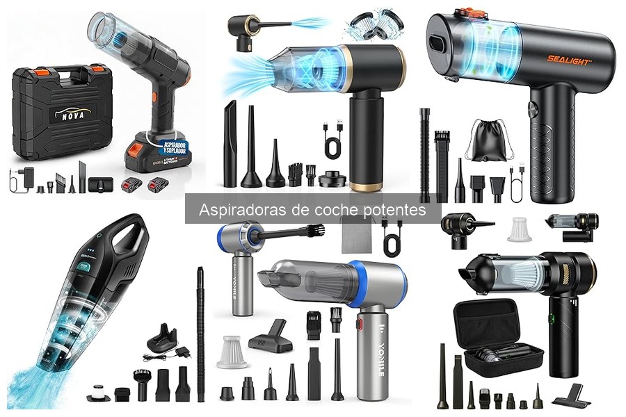 Alternativas a Aspiradoras de Coche Potentes para Limpieza