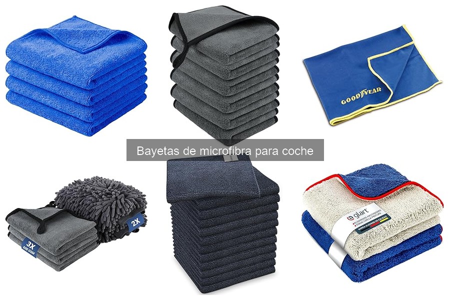 Alternativas a las bayetas de microfibra para limpiar coches