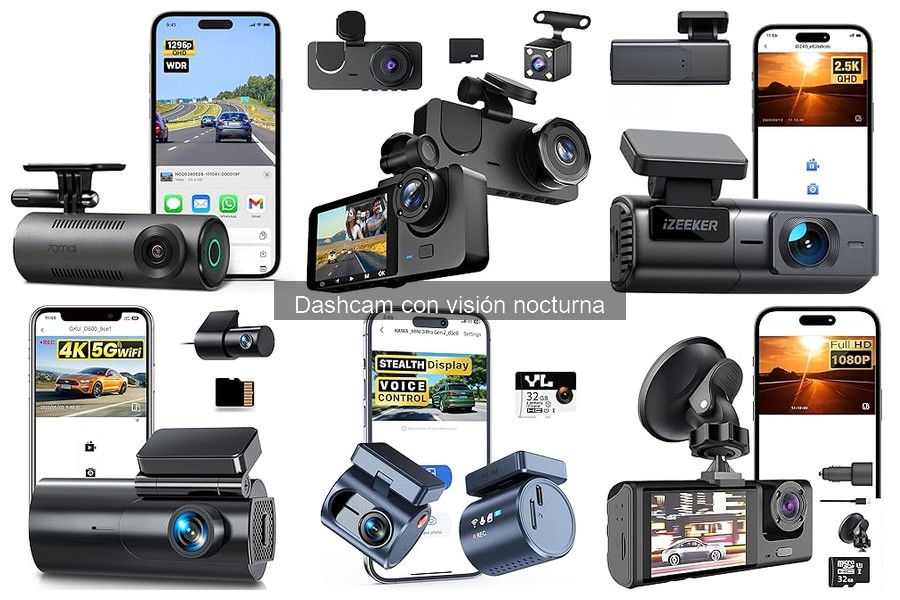 Alternativas a las dashcams con visión nocturna