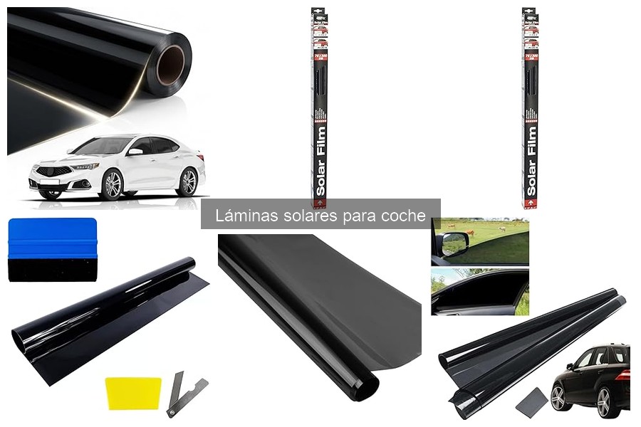 Alternativas a las láminas solares para coches: tintado y más