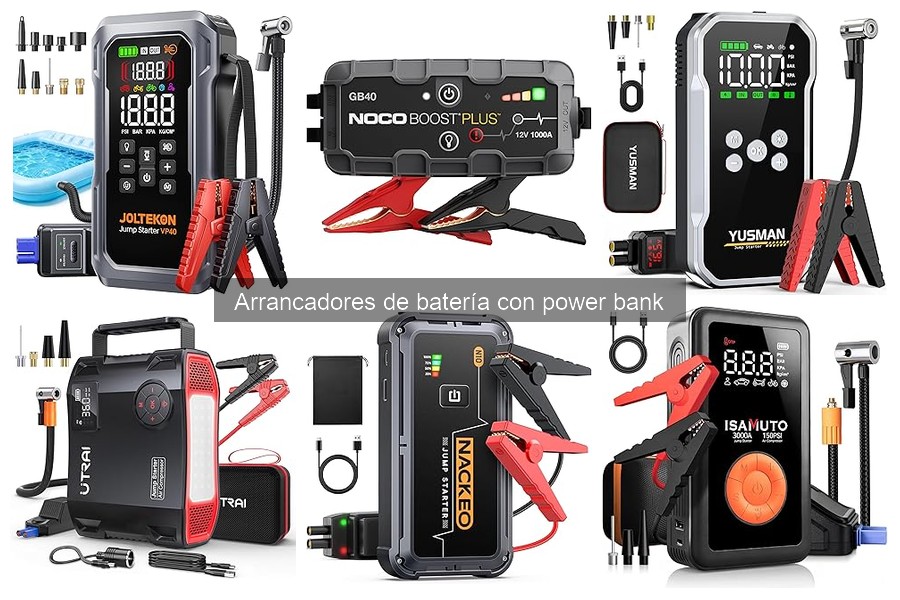 Alternativas a los arrancadores de batería con power bank