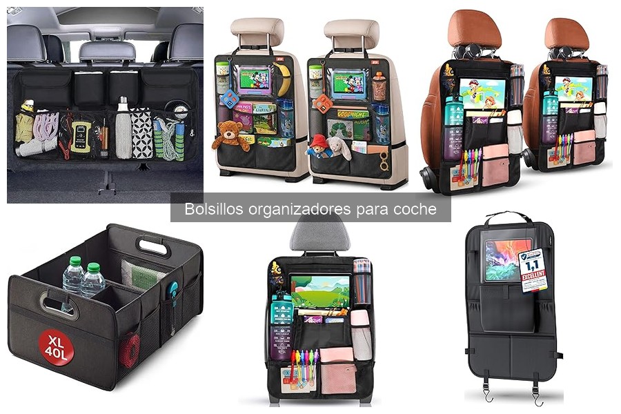 Alternativas a los bolsillos organizadores para coche
