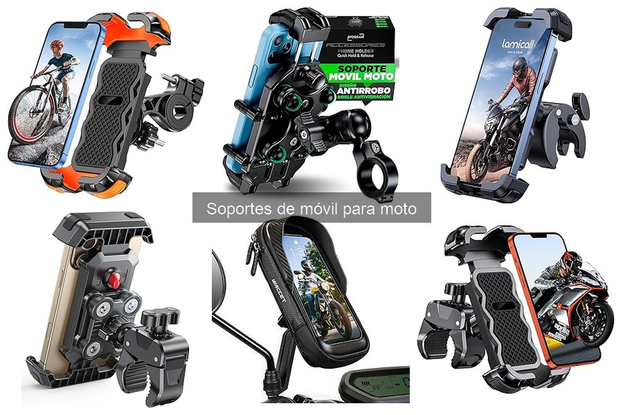 Alternativas a los soportes de móvil para moto