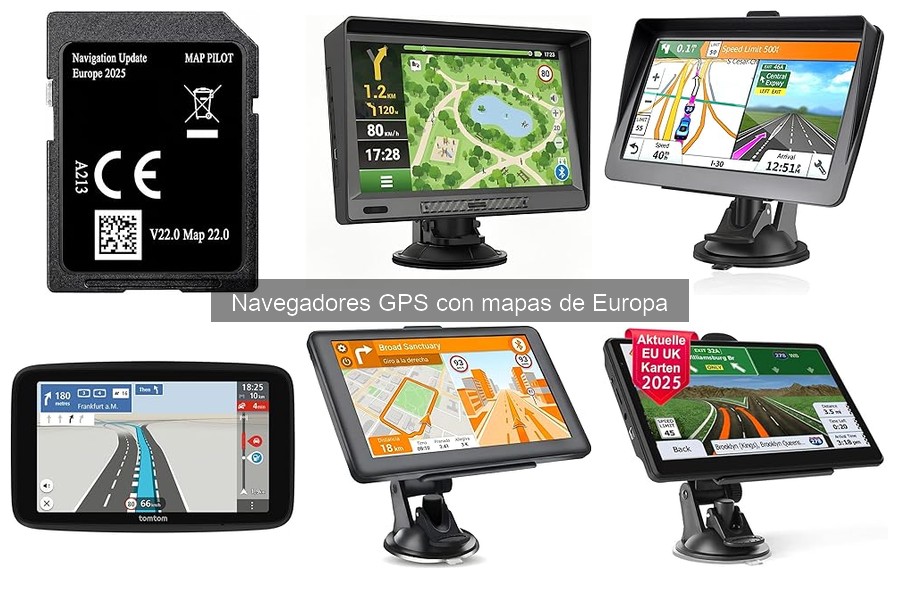 Alternativas a navegadores GPS con mapas de Europa