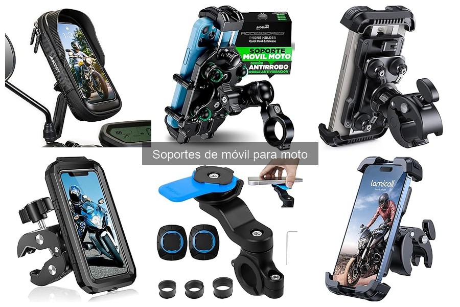 Alternativas a soportes de móvil para moto: Mejores opciones