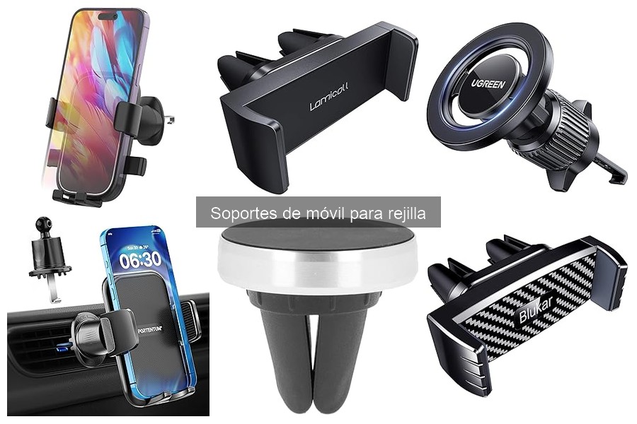 Alternativas a Soportes de Móvil para Rejilla en el Coche