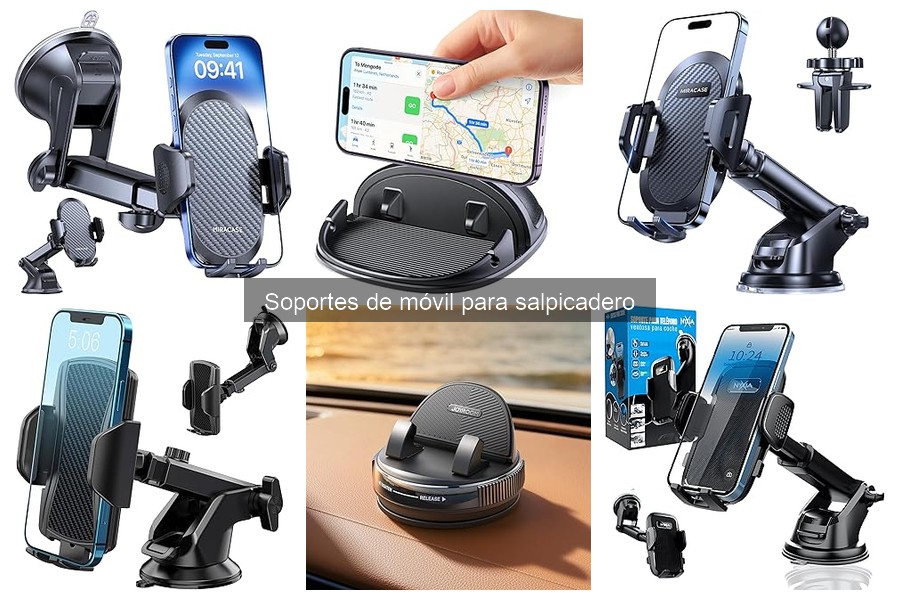 Alternativas a Soportes de Móvil para Salpicadero