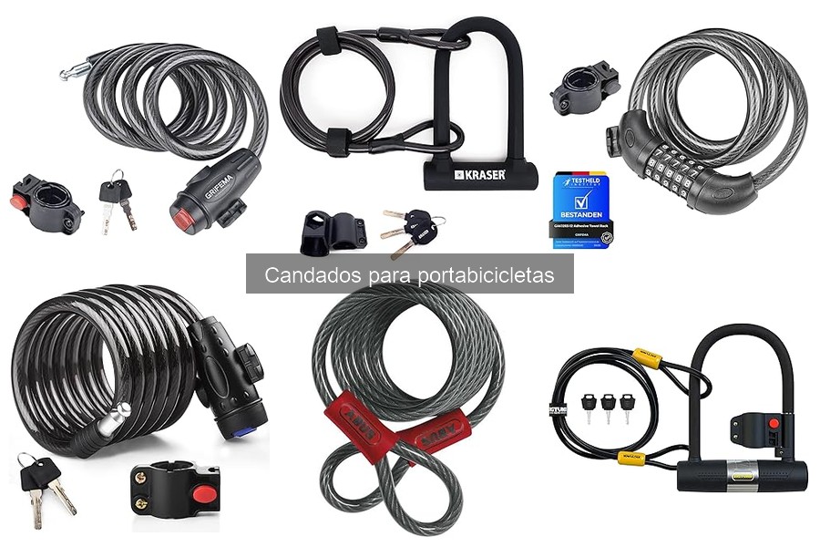 Alternativas de seguridad para candados de portabicicletas