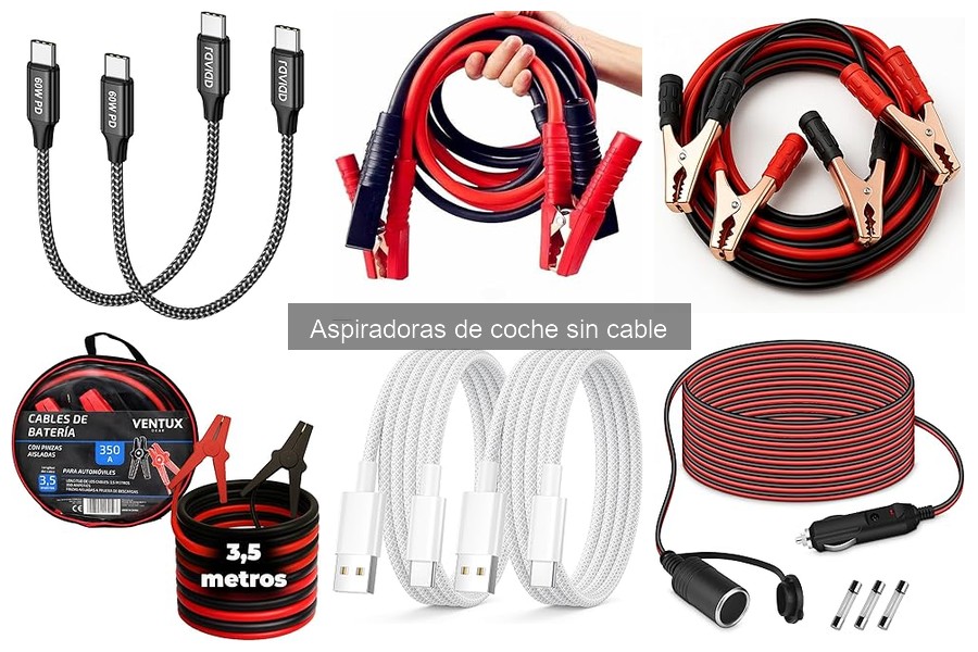 Aspiradoras de coche sin cable: características y ventajas