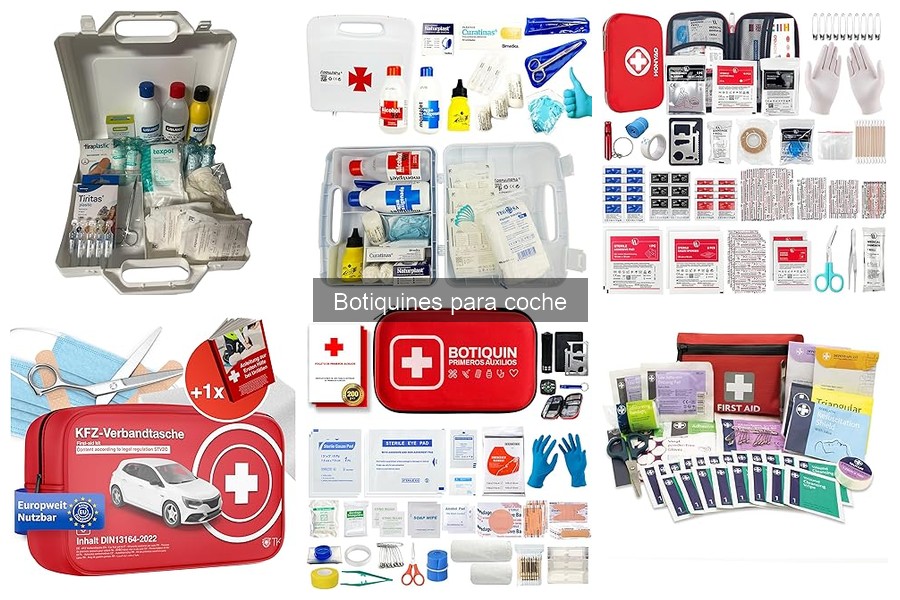 Botiquines para coche recomendados por expertos en seguridad