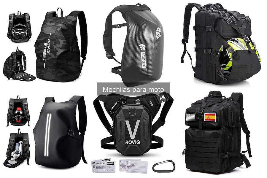 Características indispensables de mochilas para moto