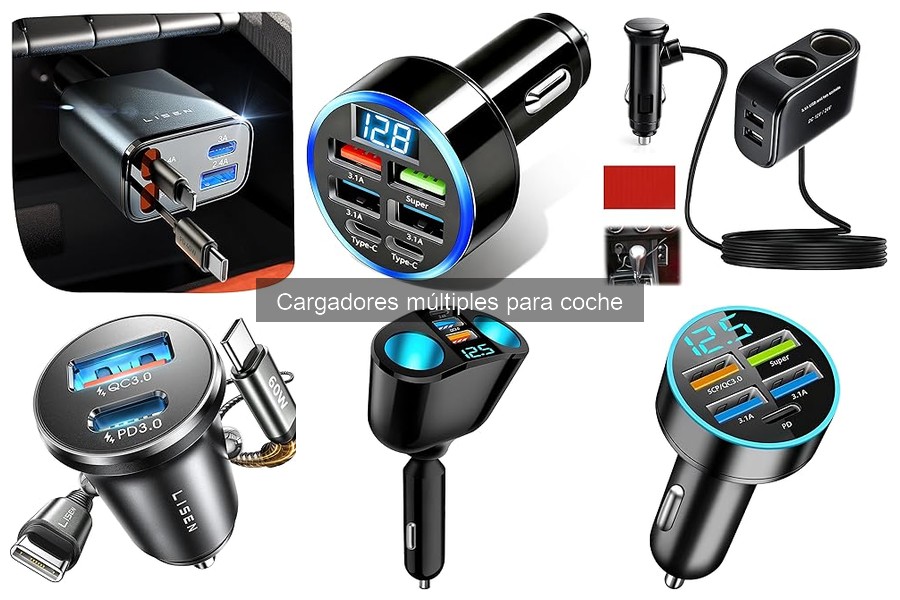 Cargadores Múltiples para Coche: ¿Qué Son y Cómo Usarlos?