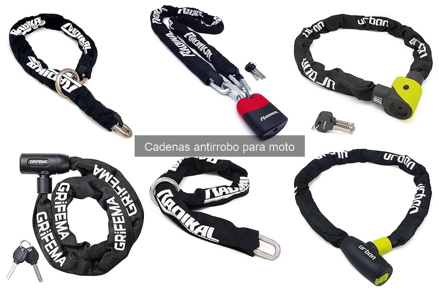 Cómo cuidar y mantener las cadenas antirrobo para moto