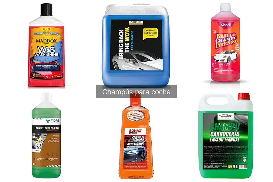 Cómo Elegir el Mejor Champú para Coche: Guía Práctica
