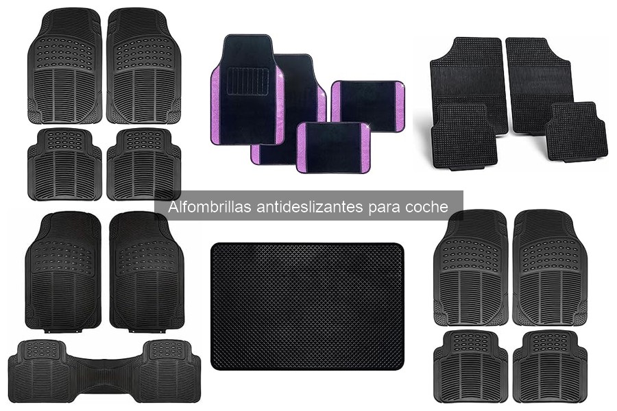 Cómo instalar alfombrillas antideslizantes en tu coche