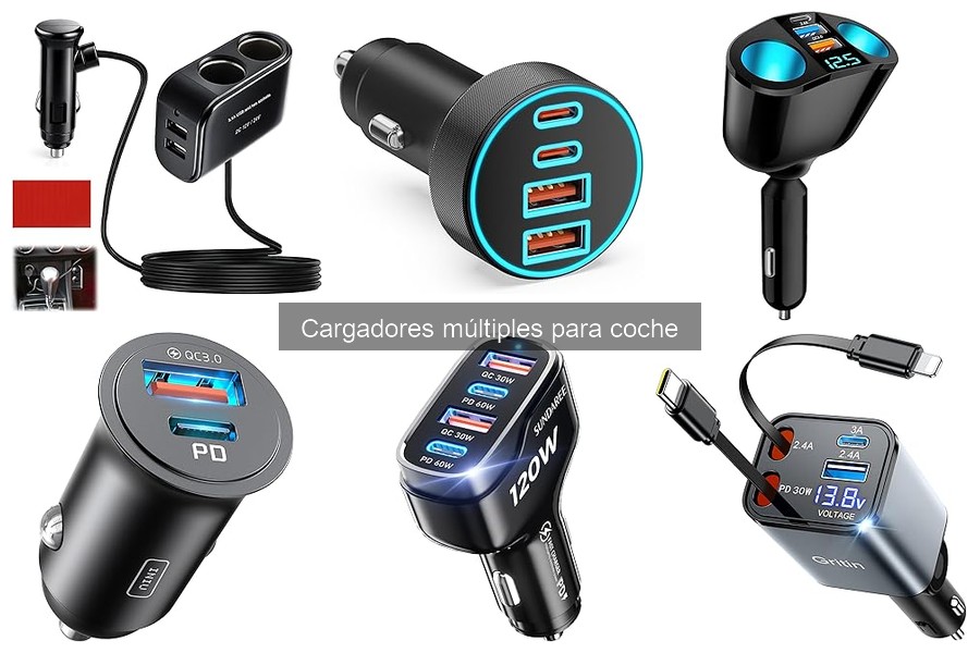 Cómo instalar un cargador múltiple en tu coche fácilmente