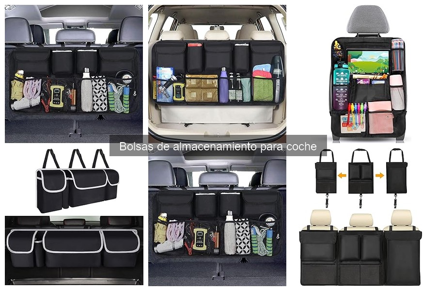 Cómo instalar y usar bolsas de almacenamiento para coche