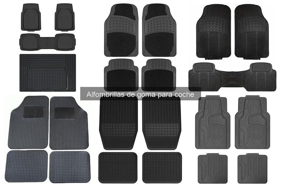 Cómo mantener alfombrillas de goma para coche y alargar su vida
