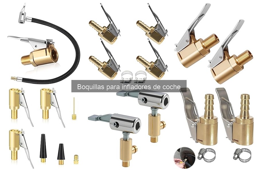 Cómo usar correctamente una boquilla para inflador de coche