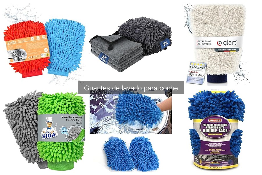 Cómo usar los guantes de lavado para coche correctamente