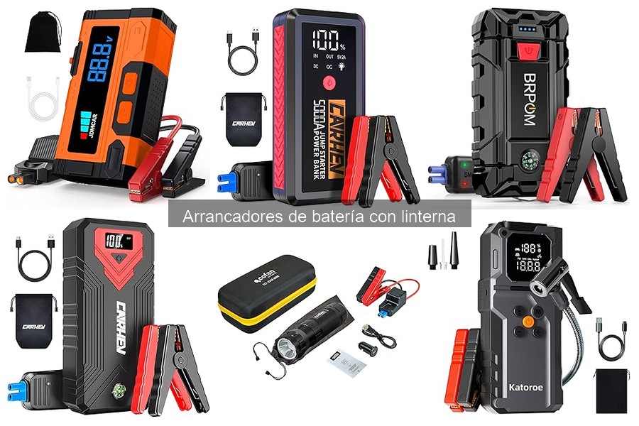 Cómo usar un arrancador de batería con linterna correctamente