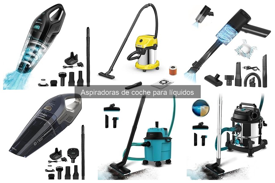 Comparativa: Aspiradoras de Coche para Líquidos y Secas