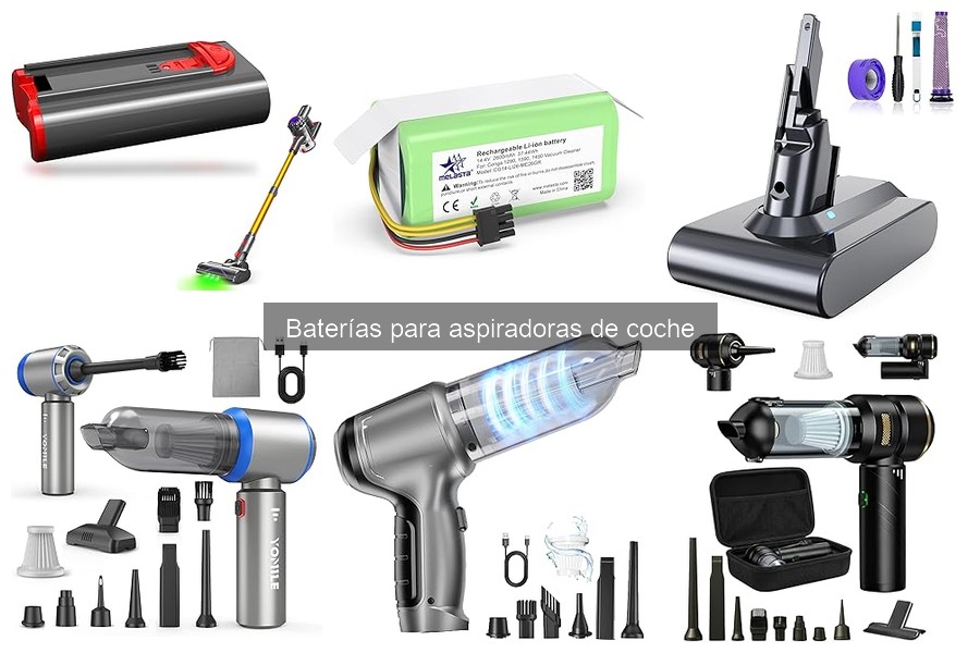 Comparativa: Baterías de Iones de Litio vs. Plomo-Ácido para Aspiradoras de Coche