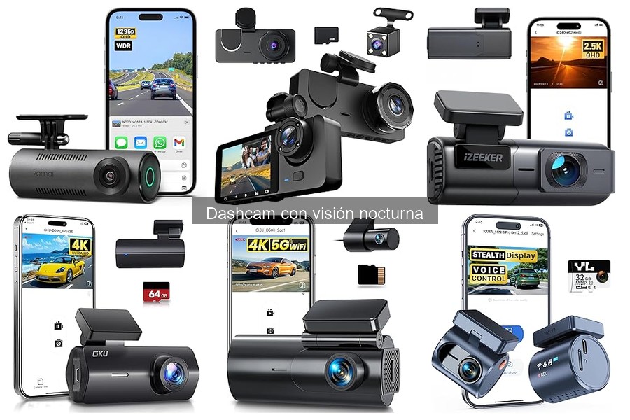 Comparativa: Dashcams con visión nocturna vs comunes