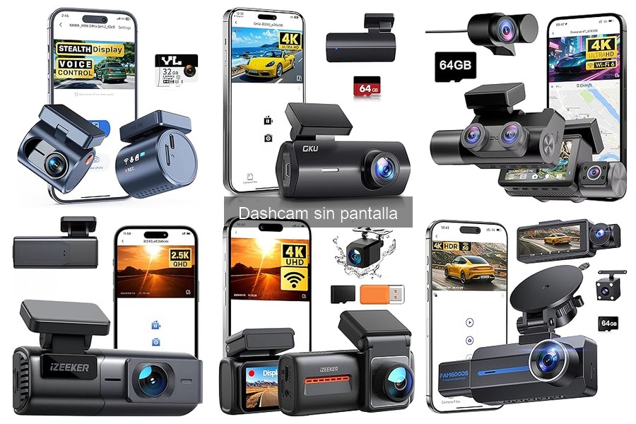 Comparativa Dashcams Sin Pantalla vs Con Pantalla