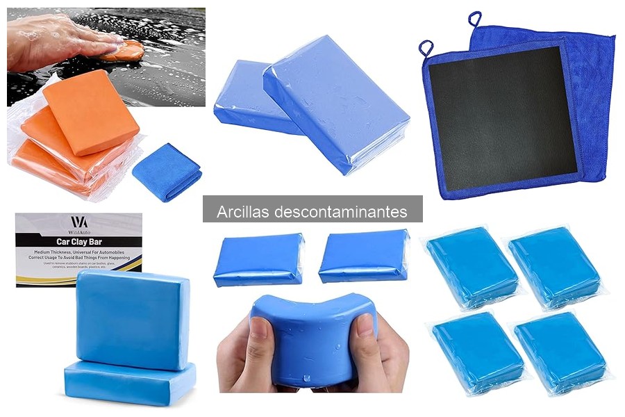 Comparativa de arcillas descontaminantes para coche