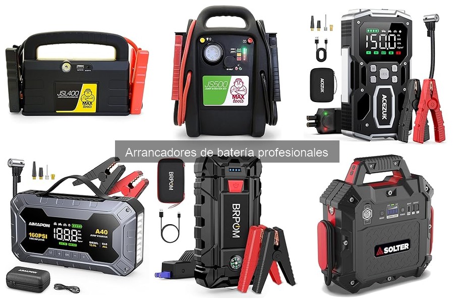 Comparativa de Arrancadores de Batería Profesionales en 2023