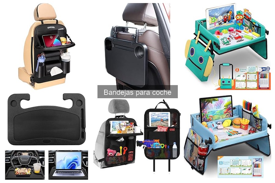 Comparativa de bandejas para coche: Organiza tu viaje