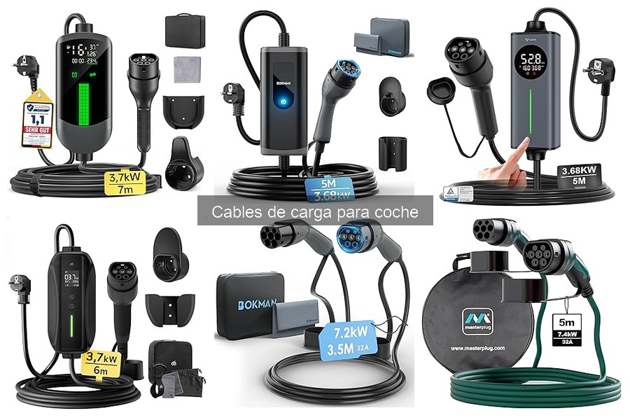 Comparativa de cables de carga para coche: mejores marcas y precios