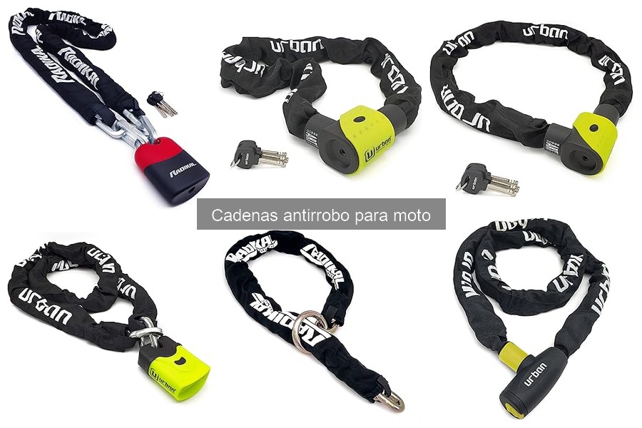 Comparativa de Cadenas Antirrobo y Otros Sistemas de Seguridad para Motos