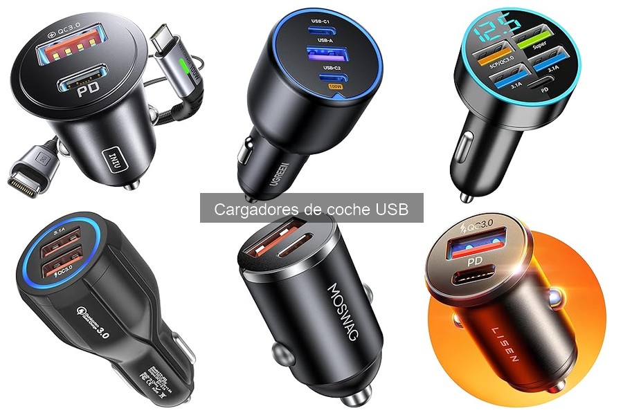 Comparativa de Cargadores de Coche USB: ¡Elige el Mejor!