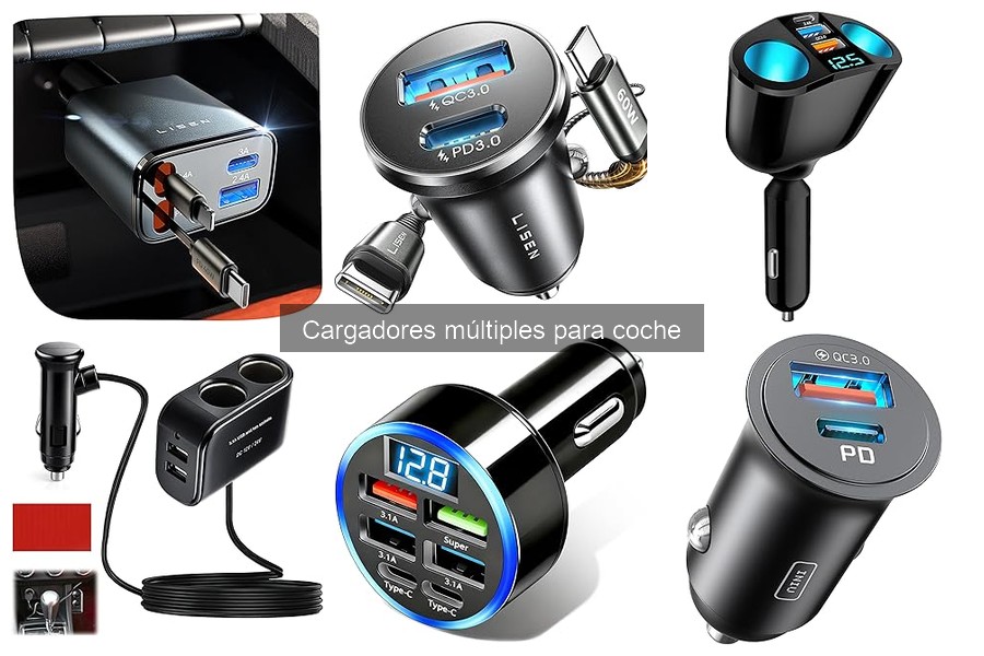 Comparativa de Cargadores Múltiples para Coche: Mejores Opciones