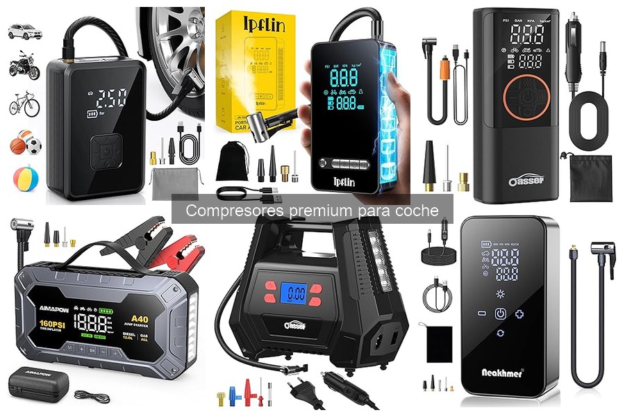Comparativa de compresores premium para coche y moto