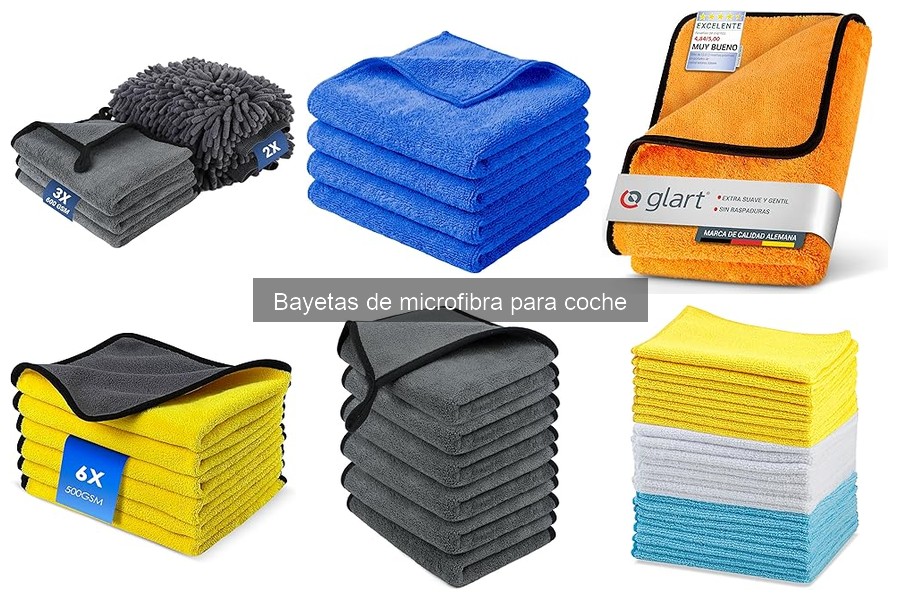 Comparativa de las mejores bayetas de microfibra para coche