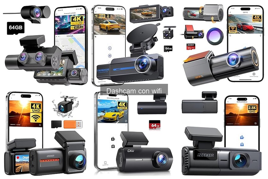 Comparativa de las mejores dashcams con wifi del 2023