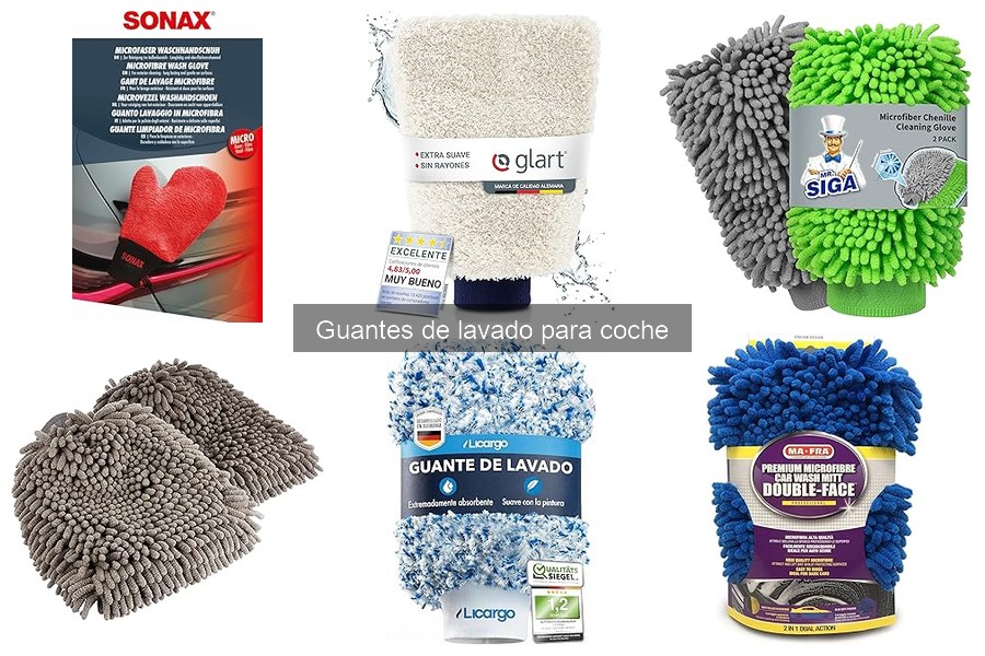 Comparativa de los Mejores Guantes de Lavado para Coche