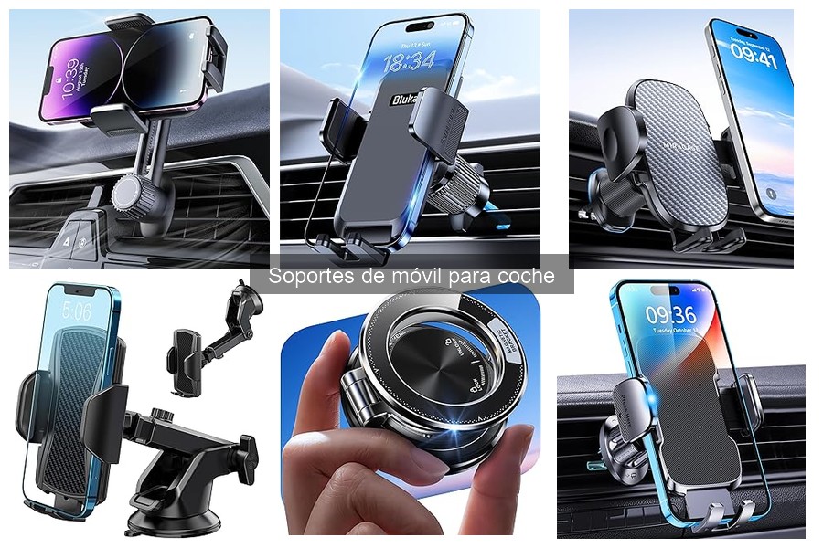 Comparativa de los Mejores Soportes de Móvil para Coche