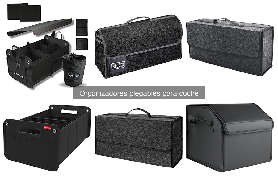 Comparativa de organizadores plegables para coche 2023
