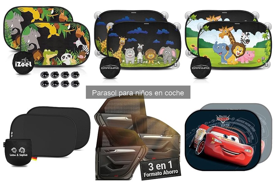 Comparativa de parasoles para niños: materiales y ventajas
