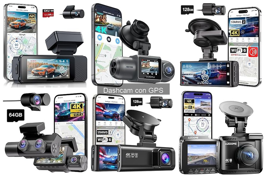 Comparativa entre Dashcams con GPS Fijo y Portátiles