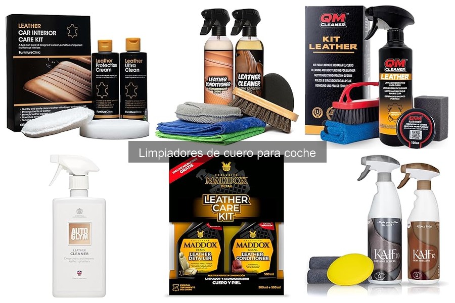 Comparativa: Limpiadores de cuero vs Acondicionadores para coche